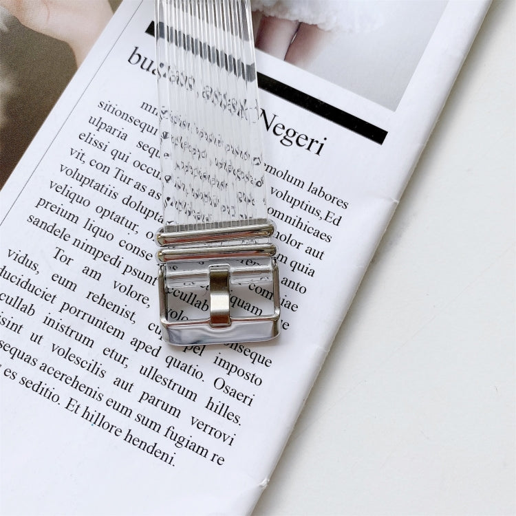 Candy Color Transparent TPU Watch Band For Apple Watch Series 3 & 2 & 1 38mm(Green) by bashfashion