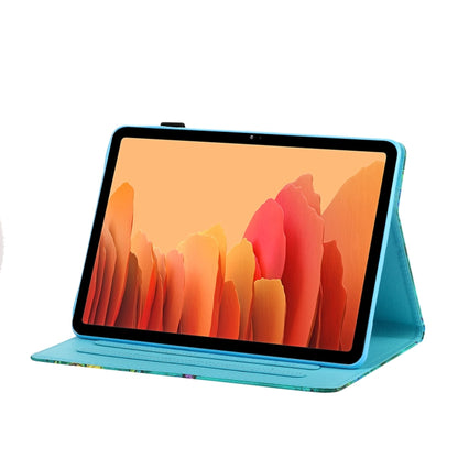 For Samsung Galaxy Tab A7 10.4 (2020) T500/T505 Coloured Drawing Stitching Horizontal Flip Leather Case with Holder & Card Slot & Sleep / Wake-up Function(Colorful Butterflies) by bashfashion