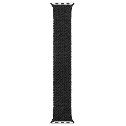 Mixed Color Nylon Braided Single Loop Watch Band For Apple Watch Series 7 41mm / 6 & SE & 5 & 4 40mm / 3 & 2 & 1 38mm, Size:L(Charcoal) by bashfashion
