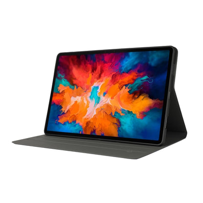 For Lenovo Tab P11 Pro (TB-XJ706F) Voltage Craft Texture TPU Horizontal Flip Protective Case with Holder(Dark Blue) by bashfashion