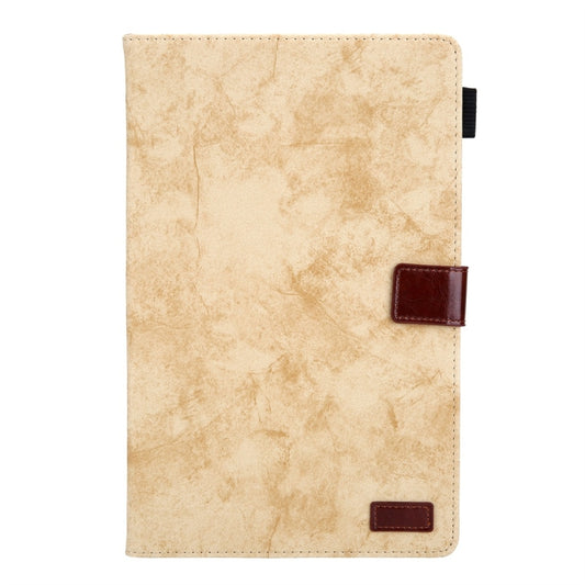 For Galaxy Tab A 10.5 / T590 Business Style Horizontal Flip Leather Case, with Holder & Card Slot & Photo Frame & Sleep / Wake-up Function(Yellow) by bashfashion