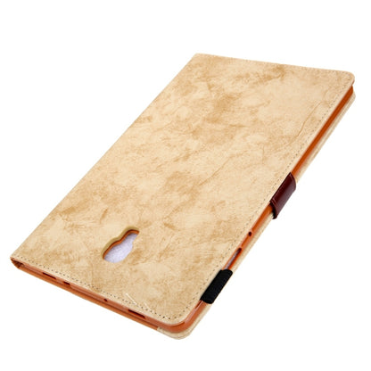 For Galaxy Tab A 10.5 / T590 Business Style Horizontal Flip Leather Case, with Holder & Card Slot & Photo Frame & Sleep / Wake-up Function(Yellow) by bashfashion