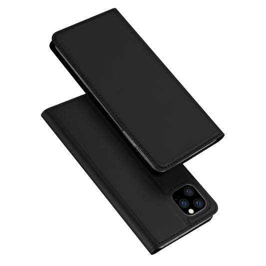 For iPhone 11 DUX DUCIS Skin Pro Series Shockproof Horizontal Flip Leather Case with Holder & Card Slots(Black) by DUX DUCIS