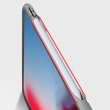 For iPad Pro 12.9 2022 / 2021 / 2020 Mutural Yagao Series PC Horizontal Flip Leather Tablet Case with Holder & Pen Slot(Red) by Mutural