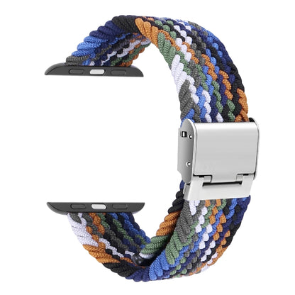 Braided + Stainless Steel Watch Band For Apple Watch Ultra 49mm&Watch Ultra 2 49mm / Series 9&8&7 45mm / SE 3&SE 2&6&SE&5&4 44mm / 3&2&1 42mm(Multicolor) by bashfashion
