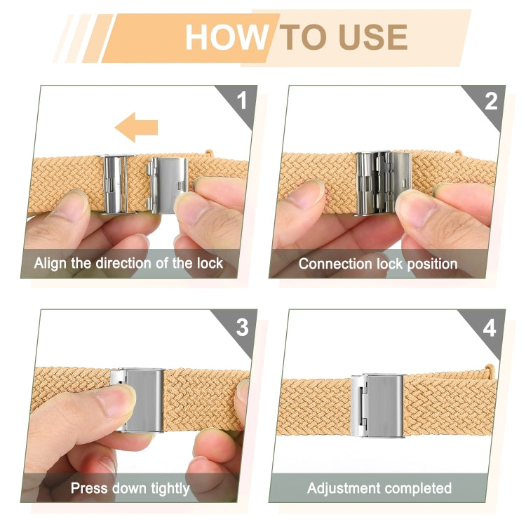 Braided + Stainless Steel Watch Band For Apple Watch Ultra 49mm&Watch Ultra 2 49mm / Series 9&8&7 45mm / SE 3&SE 2&6&SE&5&4 44mm / 3&2&1 42mm(Camouflage Colorful) by bashfashion