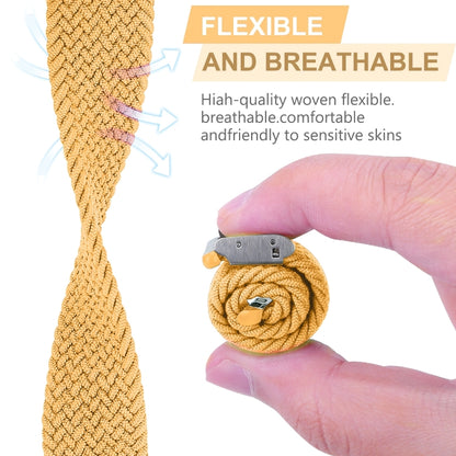 Braided + Stainless Steel Watch Band For Apple Watch Ultra 49mm&Watch Ultra 2 49mm / Series 9&8&7 45mm / SE 3&SE 2&6&SE&5&4 44mm / 3&2&1 42mm(Pistachio Color) by bashfashion