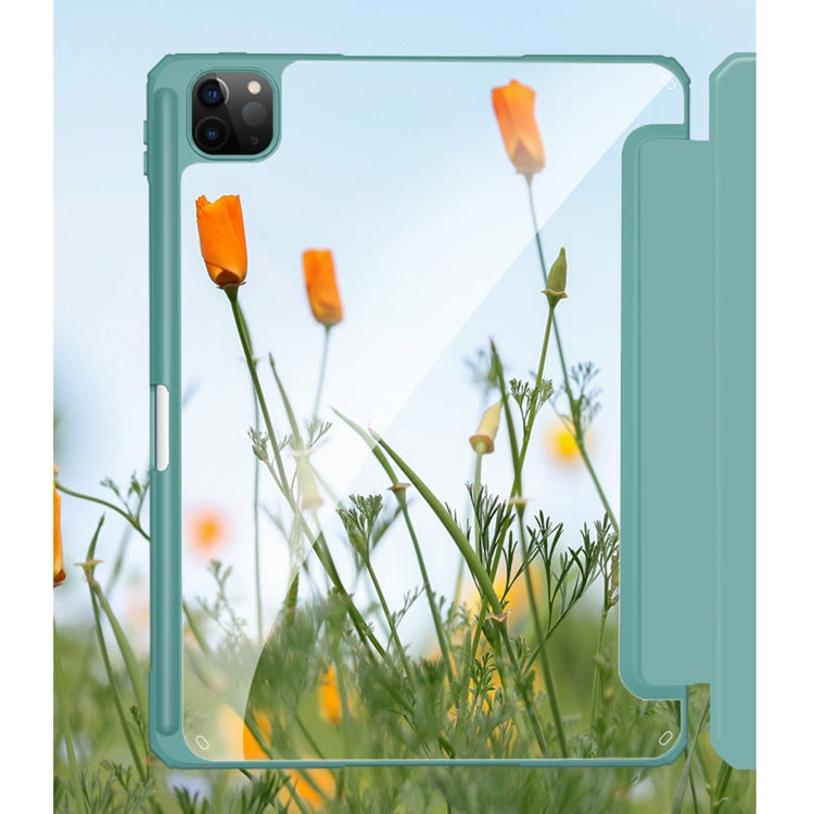 For iPad Pro 11 2022 / 2021 / 2020 Mutural Pinyue Series PC + TPU Horizontal Flip Leather Tablet Case with Holder & Pen Slot & Sleep / Wake-up Function(Sky Blue) by Mutural