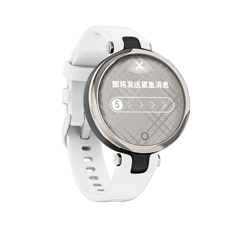 For Garmin Lily Silicone Watch Band(White) by bashfashion
