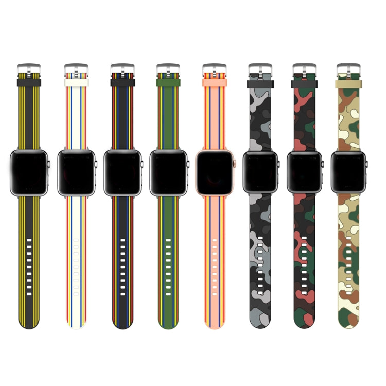 Silicone Replaceable Watch Band For Apple Watch Series 7 45mm / 6 & SE & 5 & 4 44mm / 3 & 2 & 1 42mm(6) by bashfashion