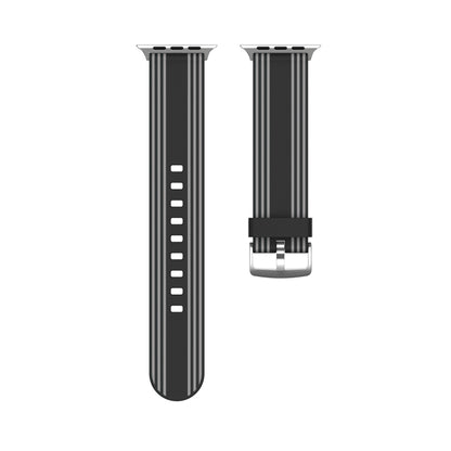 Silicone Replaceable Watch Band For Apple Watch Series 9&8&7 41mm / SE 3&SE 2&6&SE&5&4 40mm / 3&2&1 38mm(1) by bashfashion
