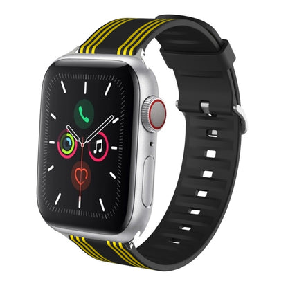 Silicone Replaceable Watch Band For Apple Watch Series 9&8&7 41mm / SE 3&SE 2&6&SE&5&4 40mm / 3&2&1 38mm(3) by bashfashion