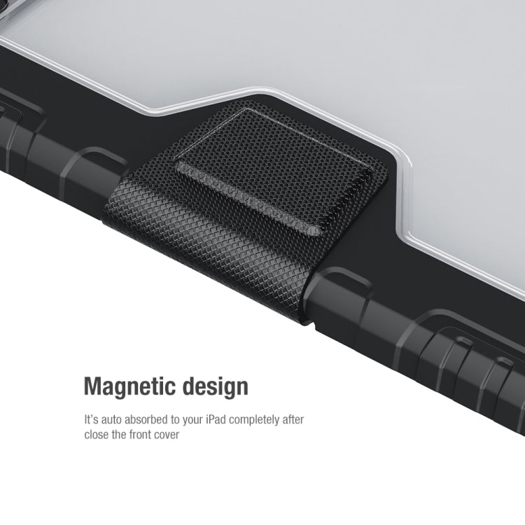 NILLKIN Armoured Pro Flip Cover Leather Case With Stand & Pen Slot & Sleep Function For iPad Air 2022 / 2020 10.9 / Air 4 / Pro 11 inch (2020) by NILLKIN