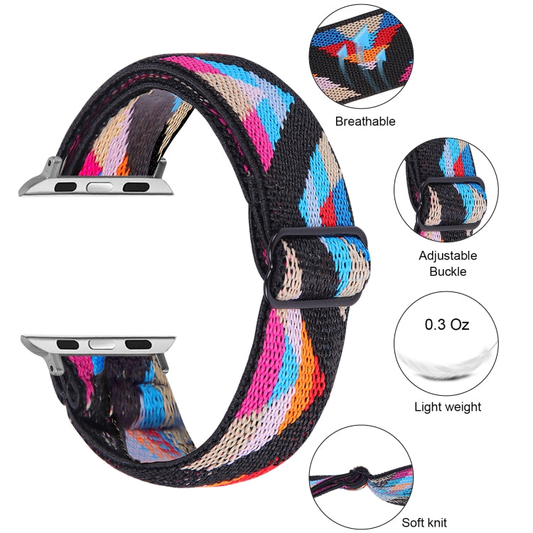 Elastic Watch Band For Apple Watch Ultra 49mm&Watch Ultra 2 49mm / Series 9&8&7 45mm / SE 3&SE 2&6&SE&5&4 44mm / 3&2&1 42mm(10) by bashfashion