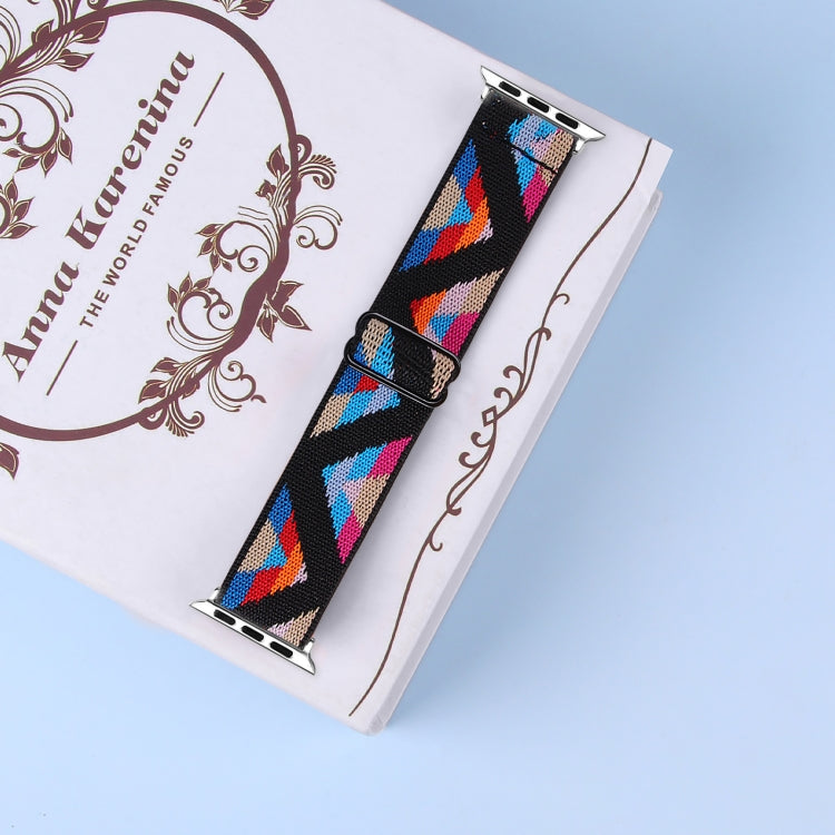 Elastic Watch Band For Apple Watch Ultra 49mm&Watch Ultra 2 49mm / Series 9&8&7 45mm / SE 3&SE 2&6&SE&5&4 44mm / 3&2&1 42mm(10) by bashfashion