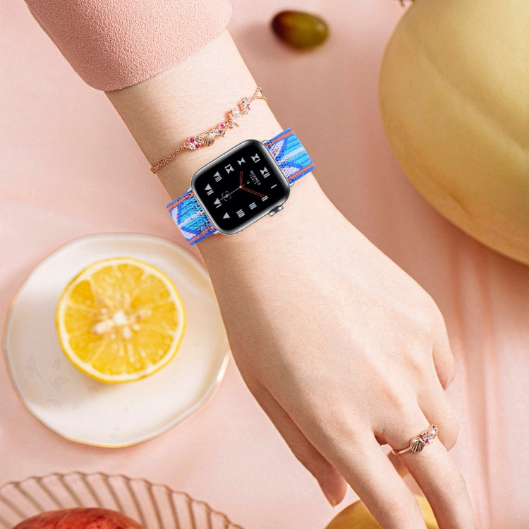 Elastic Watch Band For Apple Watch Series 7 41mm / 6 & SE & 5 & 4 40mm / 3 & 2 & 1 38mm(02) by bashfashion