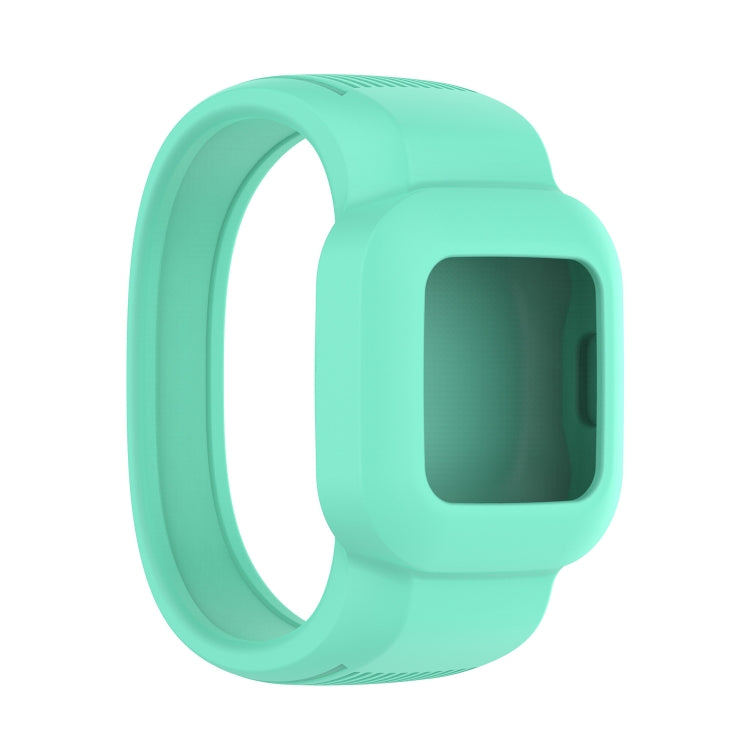 For Garmin Vivofit JR3 No Buckle Silicone Pure Color Watch Band, Size:L(Teal) by bashfashion