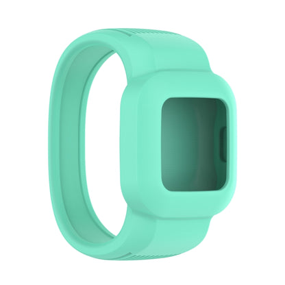 For Garmin Vivofit JR3 No Buckle Silicone Pure Color Watch Band, Size:L(Teal) by bashfashion