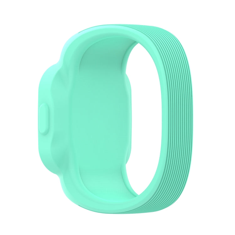 For Garmin Vivofit JR3 No Buckle Silicone Pure Color Watch Band, Size:L(Teal) by bashfashion