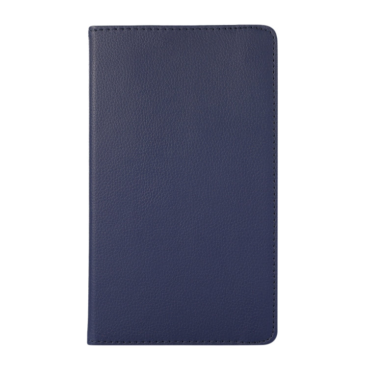 For Samsung Galaxy A7 Lite T220 360 Degree Rotation Litchi Texture Flip Leather Case with Holder(Blue) by bashfashion