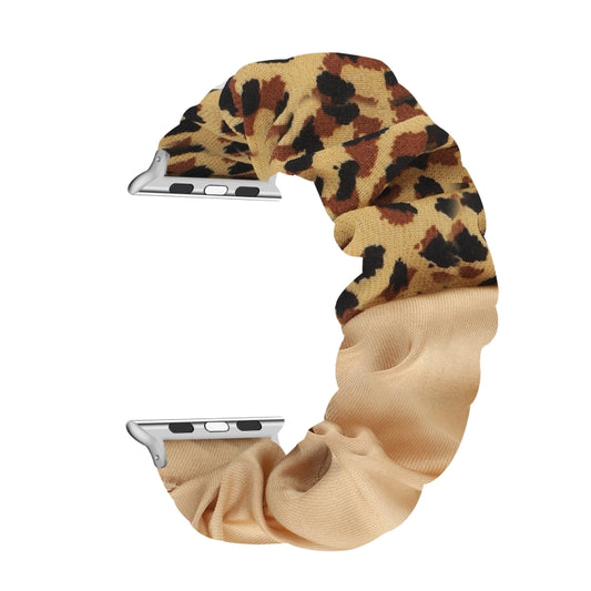 Butterfly Pattern Hair Ring Cloth Watch Band For Apple Watch Ultra 49mm&Watch Ultra 2 49mm / Series 9&8&7 45mm / SE 3&SE 2&6&SE&5&4 44mm / 3&2&1 42mm(G) by bashfashion