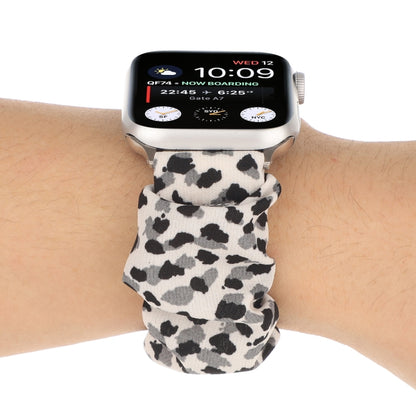 Butterfly Pattern Hair Ring Cloth Watch Band For Apple Watch Series 9&8&7 41mm / SE 3&SE 2&6&SE&5&4 40mm / 3&2&1 38mm(C) by bashfashion