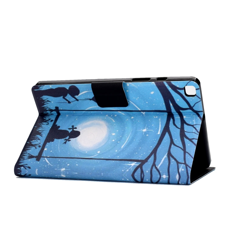 For Samsung Galaxy Tab A7 Lite 8.7 (2021) T220 Voltage Texture Coloured Drawing Horizontal Flip Leather Case with Holder & Card Slot(Lovers) by bashfashion