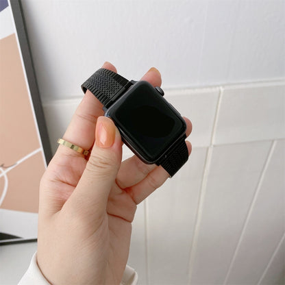 Buckle Style Steel Watch Band For Apple Watch Ultra 49mm&Watch Ultra 2 49mm / Series 9&8&7 45mm / SE 3&SE 2&6&SE&5&4 44mm / 3&2&1 42mm(Black) by bashfashion