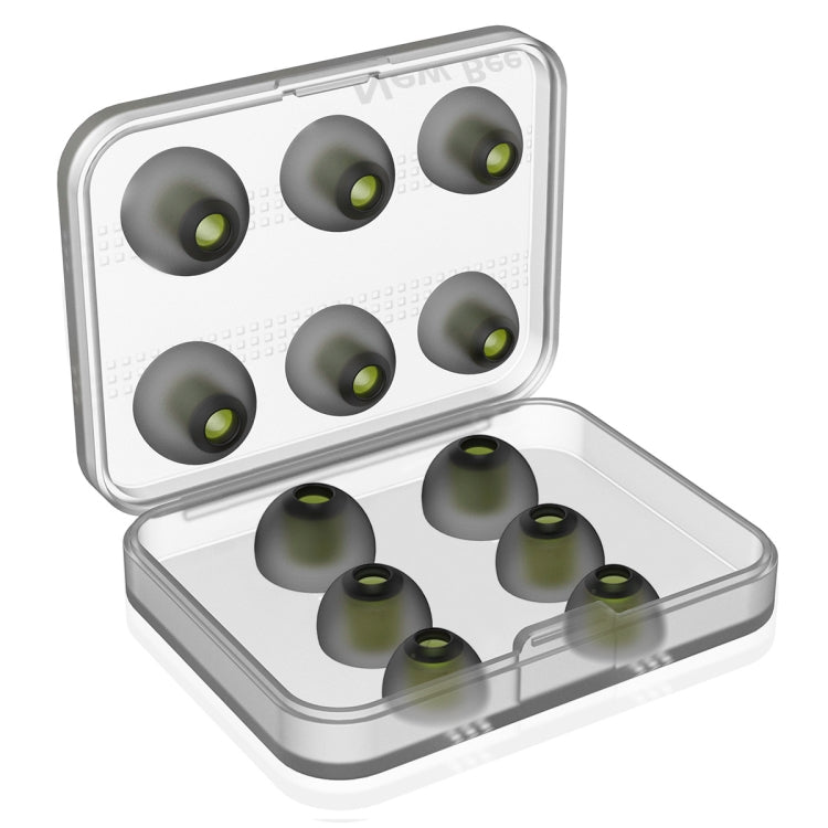 6 Pairs New Bee NB-M1 In-ear Silicone Ear Caps with Storage Box, Suitable for 5mm-7mm Earphone Plugs by New Bee