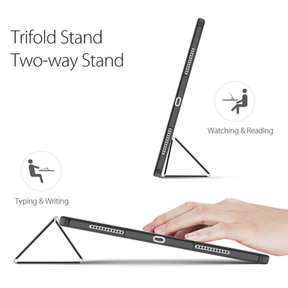 DUX DUCIS TOBY Series Shockproof PU Leather + PC + TPU Horizontal Flip Tablet Case with Holder & Pen Slot & Sleep / Wake-up Function For iPad Pro 12.9 2022 / 2021 / 2020(Black) by DUX DUCIS