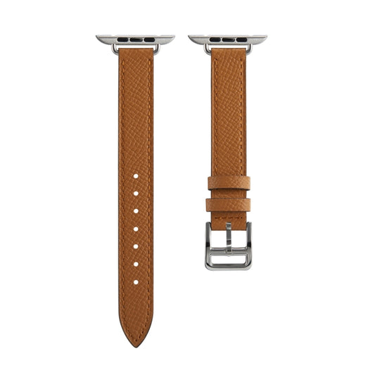 B Style Leather Watch Band Watch Band For Apple Watch Ultra 49mm&Watch Ultra 2 49mm / Series 9&8&7 45mm / SE 3&SE 2&6&SE&5&4 44mm / 3&2&1 42mm(Brown) by bashfashion