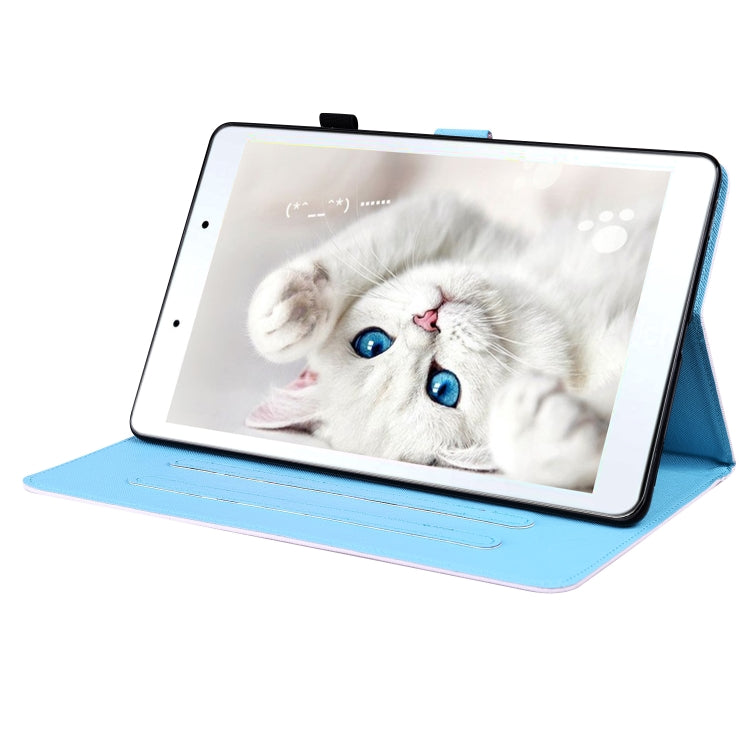 For Samsung Galaxy Tab A 8.0 2019 SM-T290 / SM-T295 Animal Pattern Horizontal Flip Leather Case with Holder & Card Slots & Photo Frame(Cycling Panda) by bashfashion