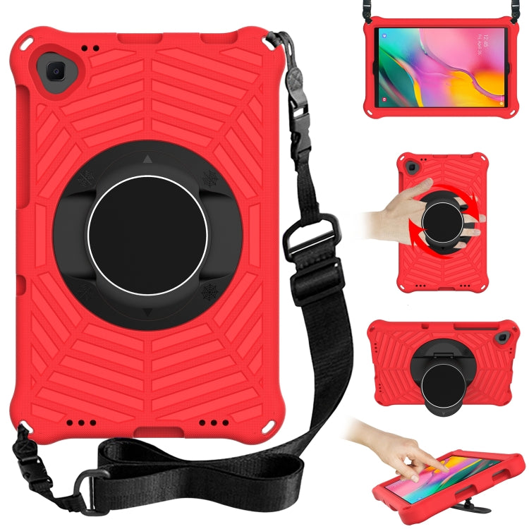 For Samsung Galaxy Tab A 10.1 2019 SM-T515 / SM-T510 & Lenovo Tab M10 FHD Plus 2nd Gen 10.3 inch TB-X606 Spider King EVA Protective Case with Adjustable Shoulder Strap & Holder(Red) by bashfashion