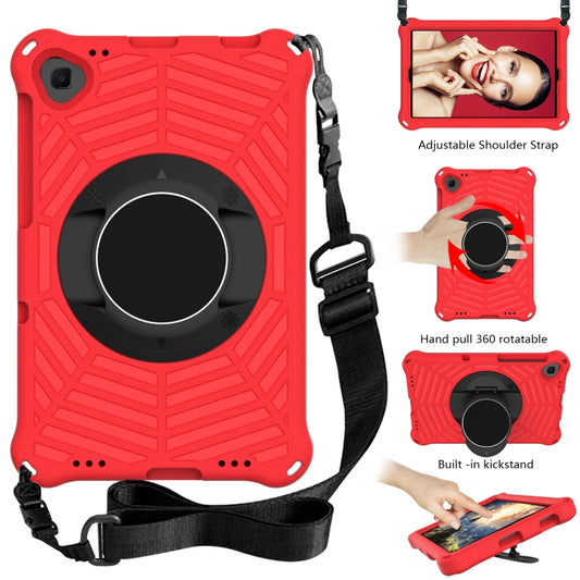 For Samsung Galaxy Tab A 10.1 2019 SM-T515 / SM-T510 & Lenovo Tab M10 FHD Plus 2nd Gen 10.3 inch TB-X606 Spider King EVA Protective Case with Adjustable Shoulder Strap & Holder(Red) by bashfashion