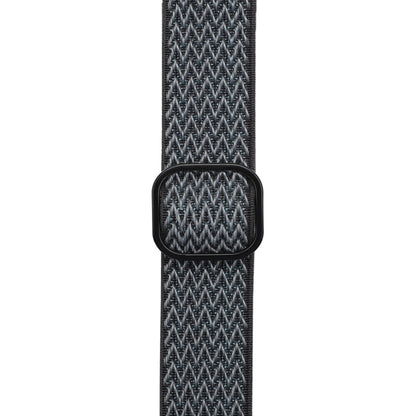 Wave Texture Nylon Watch Band For Apple Watch Series 9&8&7 41mm / SE 3&SE 2&6&SE&5&4 40mm / 3&2&1 38mm(Storm Grey) by bashfashion
