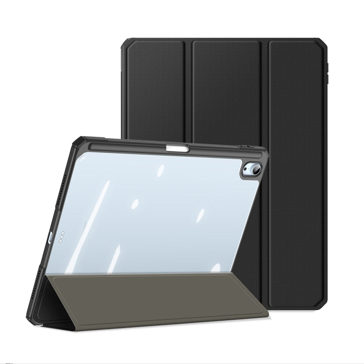 DUX DUCIS TOBY Series Shockproof PU Leather + PC + TPU Flip Smart Case For iPad Air 11 2025 / 2024 / Air 2022 / 2020 10.9(Black) by DUX DUCIS
