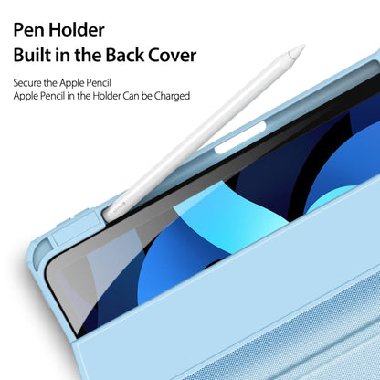 DUX DUCIS TOBY Series Shockproof PU Leather + PC + TPU Flip Smart Case For iPad Air 11 2025 / 2024 / Air 2022 / 2020 10.9(Blue) by DUX DUCIS