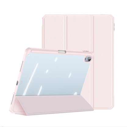 DUX DUCIS TOBY Series Shockproof PU Leather + PC + TPU Flip Smart Case For iPad Air 11 2025 / 2024 / Air 2022 / 2020 10.9(Pink) by DUX DUCIS