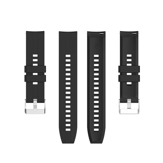 For Huawei Watch 3 / 3 Pro Silicone Watch Band(Black) by bashfashion
