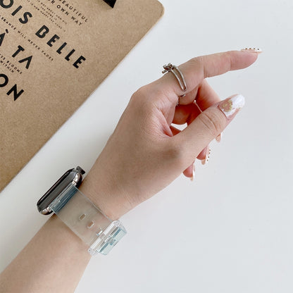 Discoloration in Light TPU Watch Band For Apple Watch Ultra 49mm / Series 8&7 45mm / SE 2&6&SE&5&4 44mm / 3&2&1 42mm(Light Pink) by bashfashion