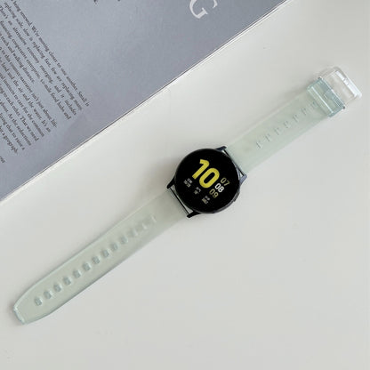 For Samsung Galaxy Watch 3 41mm Discoloration in Light TPU Watch Band(Green) by bashfashion