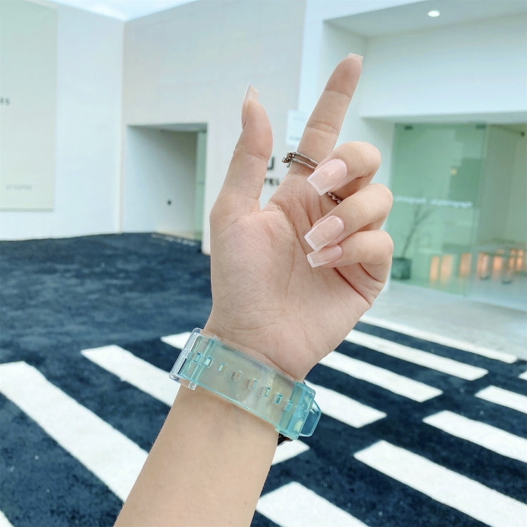 For Samsung Galaxy Watch 3 41mm Discoloration in Light TPU Watch Band(Green) by bashfashion