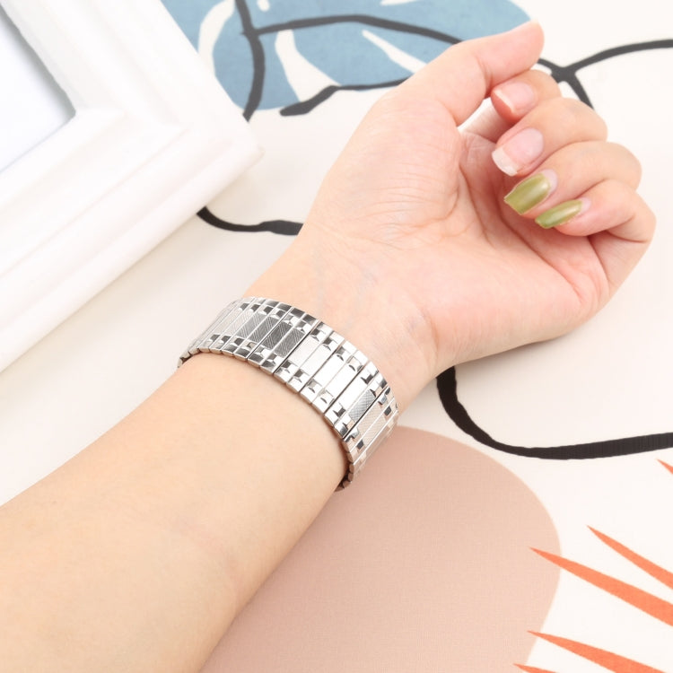 Aluminum Alloy Steel Watch Band For Apple Watch Series 9&8&7 41mm / SE 3&SE 2&6&SE&5&4 40mm / 3&2&1 38mm(Silver) by bashfashion