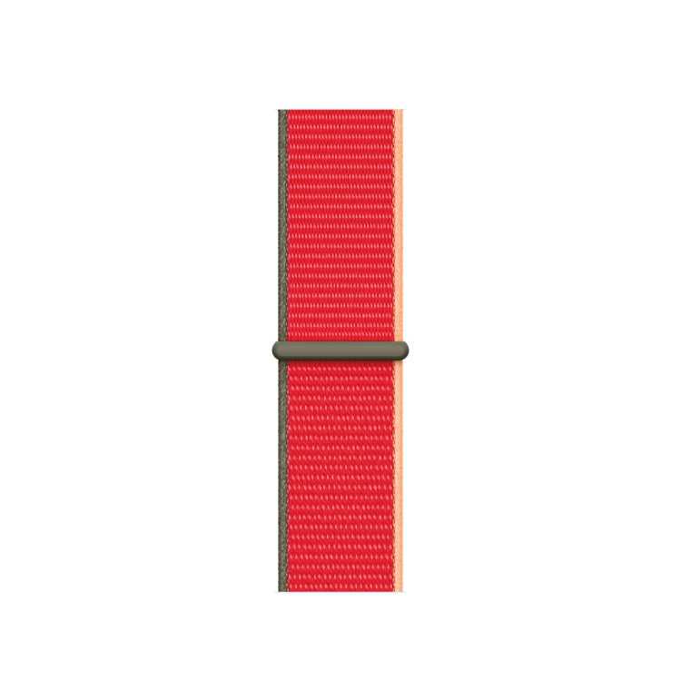 Loop Type Sport Watch Band For Apple Watch Ultra 49mm&Watch Ultra 2 49mm / Series 9&8&7 45mm / SE 3&SE 2&6&SE&5&4 44mm / 3&2&1 42mm(Red) by bashfashion