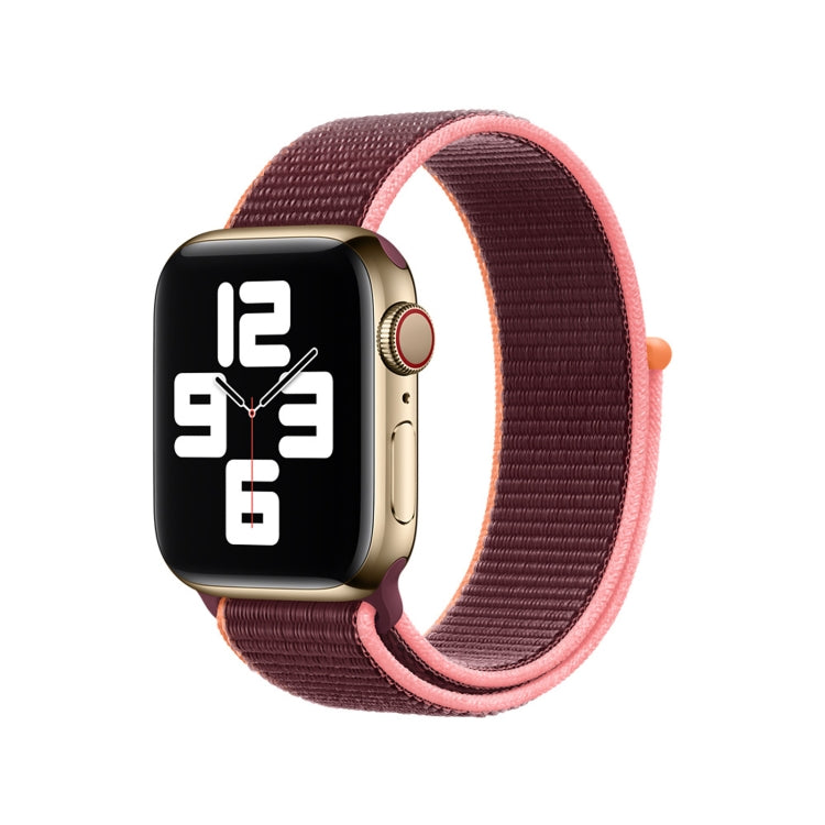 Loop Type Sport Watch Band For Apple Watch Ultra 49mm&Watch Ultra 2 49mm / Series 9&8&7 45mm / SE 3&SE 2&6&SE&5&4 44mm / 3&2&1 42mm(Plum) by bashfashion