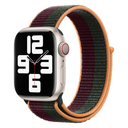 Loop Type Sport Watch Band For Apple Watch Ultra 49mm&Watch Ultra 2 49mm / Series 9&8&7 45mm / SE 3&SE 2&6&SE&5&4 44mm / 3&2&1 42mm (Cherry Green) by bashfashion