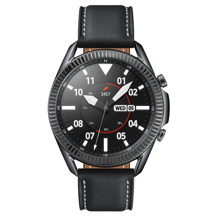 For Samsung Galaxy Watch 3 41mm Smart Watch Wave Texture Bezel Ring(Black) by ENKAY