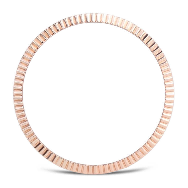 For Samsung Galaxy Watch 3 41mm Smart Watch Wave Texture Bezel Ring(Rose Gold) by ENKAY