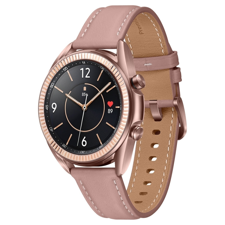 For Samsung Galaxy Watch 3 41mm Smart Watch Wave Texture Bezel Ring(Rose Gold) by ENKAY
