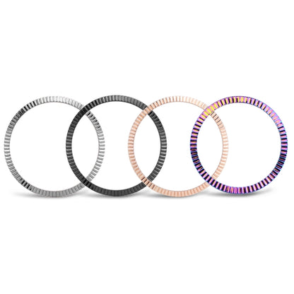 For Samsung Galaxy Watch 3 41mm Smart Watch Wave Texture Bezel Ring(Colorful) by ENKAY